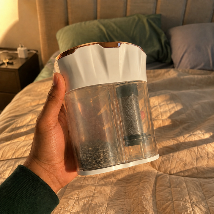Collection cup after use