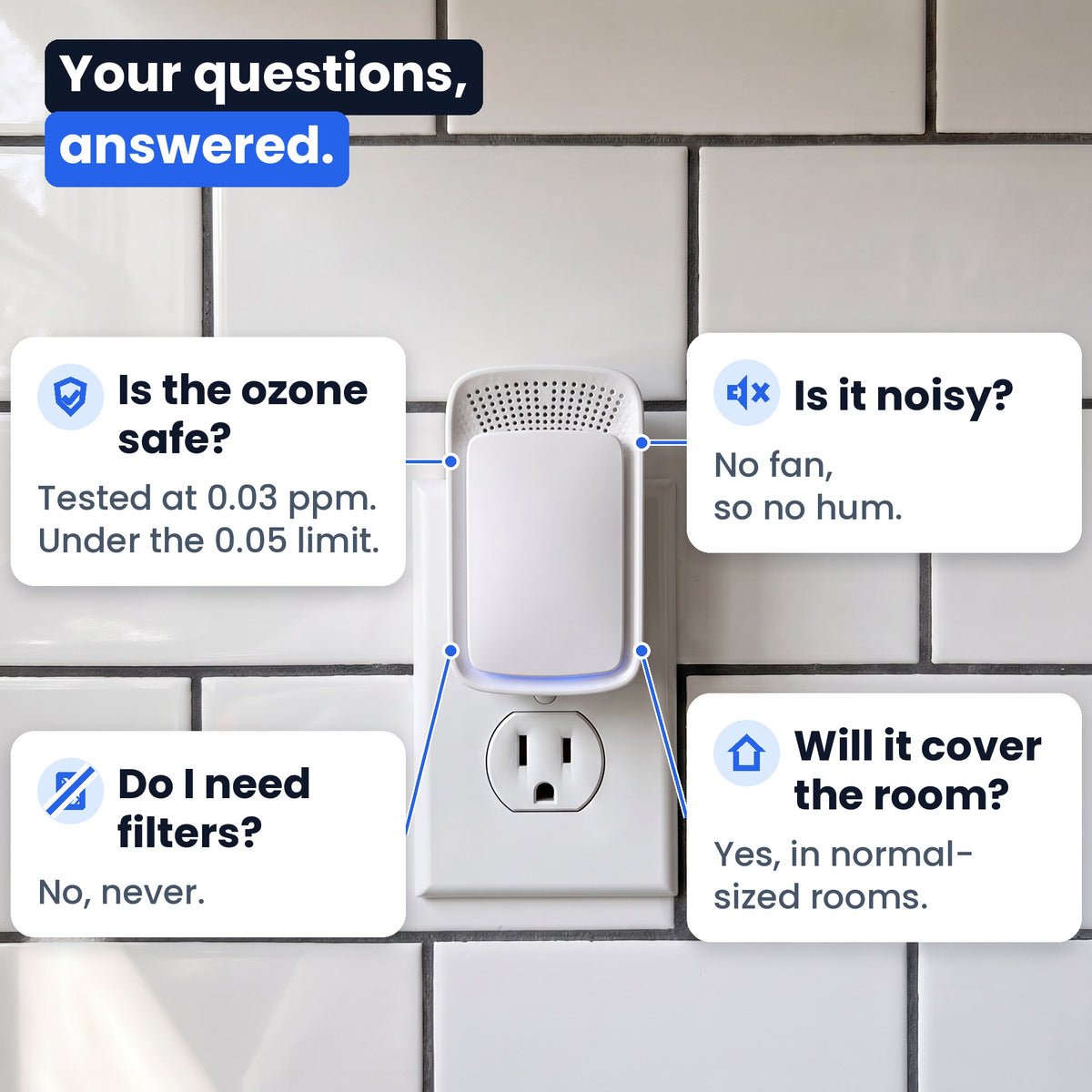 IonHalo questions answered: ozone, filters, noise, room size
